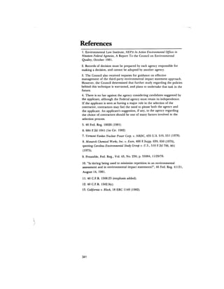 August 1983 The Fourteenth Anual Report Of The Council On Environmental Quality