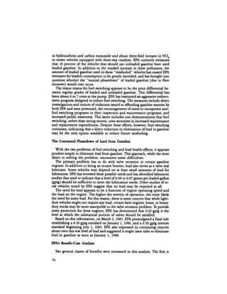 August 1984 The Fifteenth Annual Report Of The Council On Environmental Quality