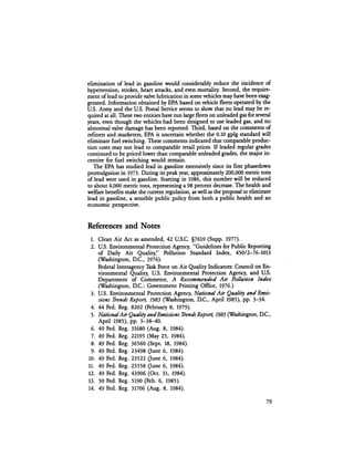 August 1984 The Fifteenth Annual Report Of The Council On Environmental Quality