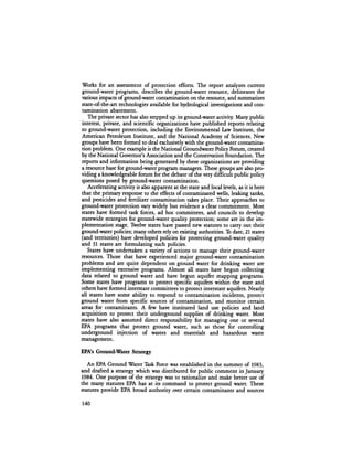 August 1984 The Fifteenth Annual Report Of The Council On Environmental Quality