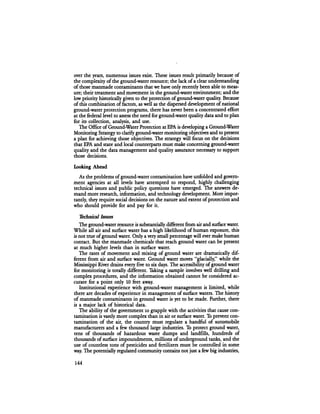 August 1984 The Fifteenth Annual Report Of The Council On Environmental Quality