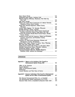 August 1984 The Fifteenth Annual Report Of The Council On Environmental Quality