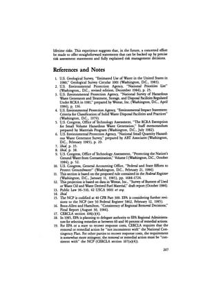 August 1984 The Fifteenth Annual Report Of The Council On Environmental Quality