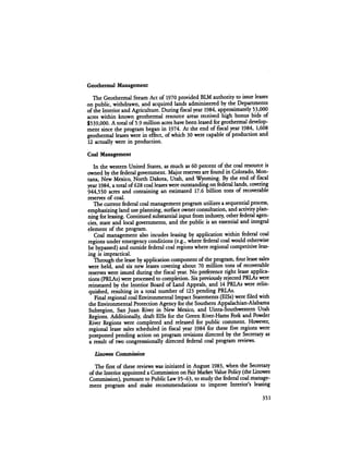 August 1984 The Fifteenth Annual Report Of The Council On Environmental Quality