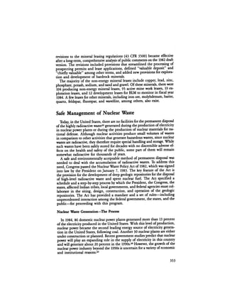 August 1984 The Fifteenth Annual Report Of The Council On Environmental Quality