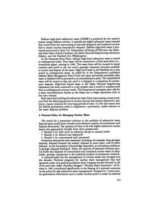 August 1984 The Fifteenth Annual Report Of The Council On Environmental Quality