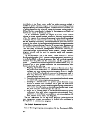 August 1984 The Fifteenth Annual Report Of The Council On Environmental Quality