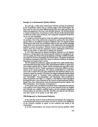 August 1984 The Fifteenth Annual Report Of The Council On Environmental Quality