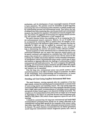 August 1984 The Fifteenth Annual Report Of The Council On Environmental Quality