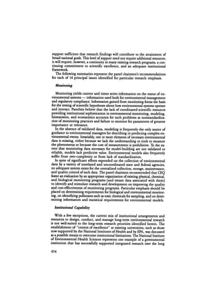 August 1984 The Fifteenth Annual Report Of The Council On Environmental Quality