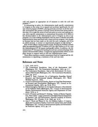 August 1984 The Fifteenth Annual Report Of The Council On Environmental Quality