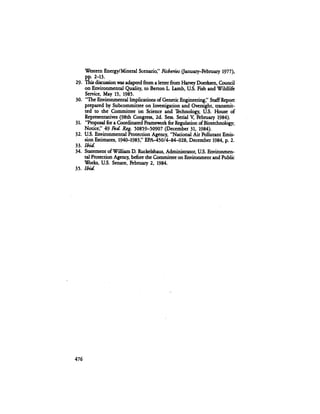 August 1984 The Fifteenth Annual Report Of The Council On Environmental Quality