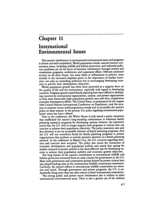 August 1984 The Fifteenth Annual Report Of The Council On Environmental Quality