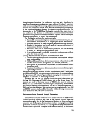 August 1984 The Fifteenth Annual Report Of The Council On Environmental Quality