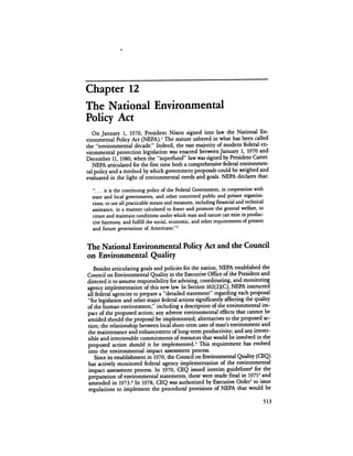 August 1984 The Fifteenth Annual Report Of The Council On Environmental Quality