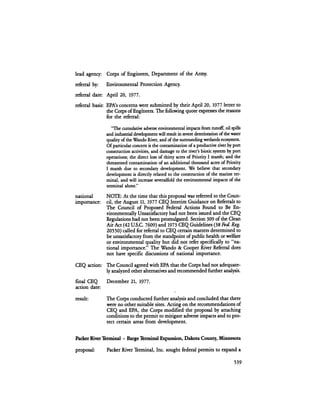 August 1984 The Fifteenth Annual Report Of The Council On Environmental Quality