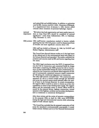 August 1984 The Fifteenth Annual Report Of The Council On Environmental Quality