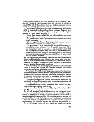 August 1984 The Fifteenth Annual Report Of The Council On Environmental Quality