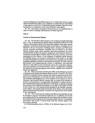 August 1984 The Fifteenth Annual Report Of The Council On Environmental Quality