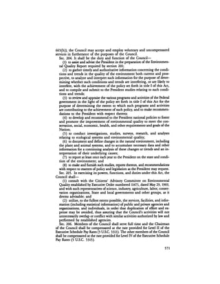 August 1984 The Fifteenth Annual Report Of The Council On Environmental Quality