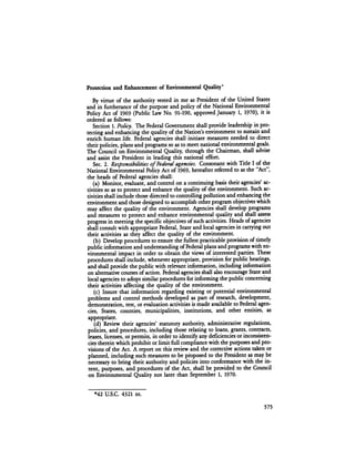 August 1984 The Fifteenth Annual Report Of The Council On Environmental Quality