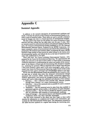 August 1984 The Fifteenth Annual Report Of The Council On Environmental Quality