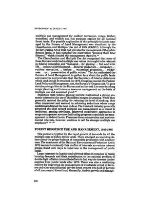 August 1985 The Sixteenth Annual Report Of The Council On Envirnomental Quality