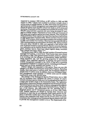 August 1985 The Sixteenth Annual Report Of The Council On Envirnomental Quality
