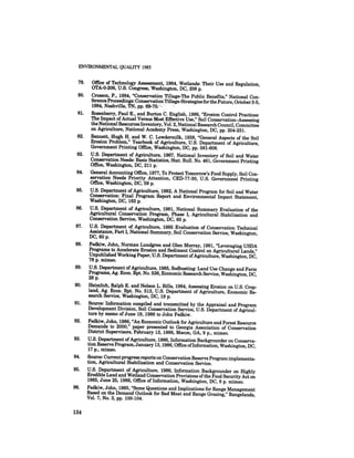 August 1985 The Sixteenth Annual Report Of The Council On Envirnomental Quality