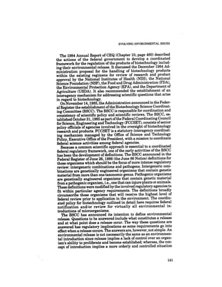 August 1985 The Sixteenth Annual Report Of The Council On Envirnomental Quality