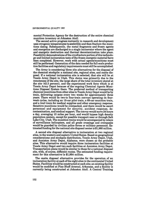 August 1985 The Sixteenth Annual Report Of The Council On Envirnomental Quality
