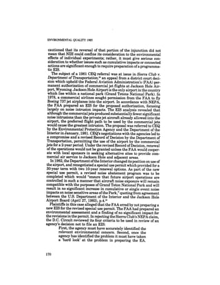 August 1985 The Sixteenth Annual Report Of The Council On Envirnomental Quality