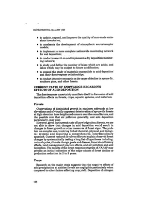 August 1985 The Sixteenth Annual Report Of The Council On Envirnomental Quality