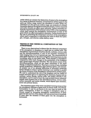 August 1985 The Sixteenth Annual Report Of The Council On Envirnomental Quality