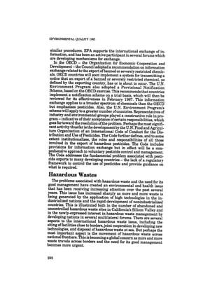 August 1985 The Sixteenth Annual Report Of The Council On Envirnomental Quality