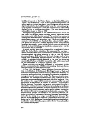 August 1985 The Sixteenth Annual Report Of The Council On Envirnomental Quality