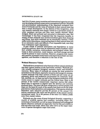 August 1985 The Sixteenth Annual Report Of The Council On Envirnomental Quality