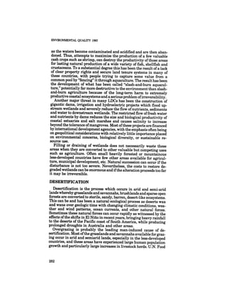 August 1985 The Sixteenth Annual Report Of The Council On Envirnomental Quality