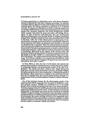 August 1985 The Sixteenth Annual Report Of The Council On Envirnomental Quality