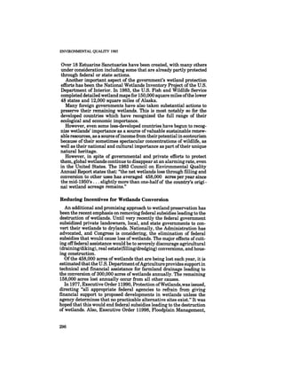 August 1985 The Sixteenth Annual Report Of The Council On Envirnomental Quality