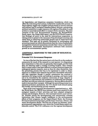 August 1985 The Sixteenth Annual Report Of The Council On Envirnomental Quality