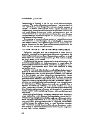 August 1985 The Sixteenth Annual Report Of The Council On Envirnomental Quality
