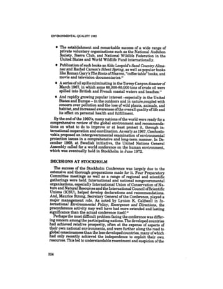August 1985 The Sixteenth Annual Report Of The Council On Envirnomental Quality