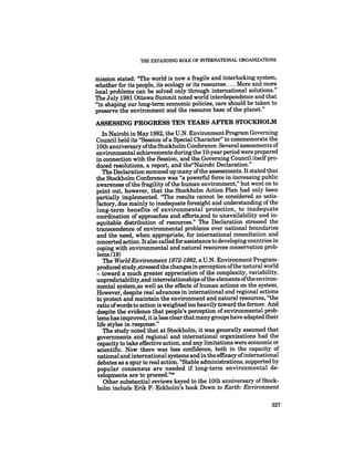 August 1985 The Sixteenth Annual Report Of The Council On Envirnomental Quality