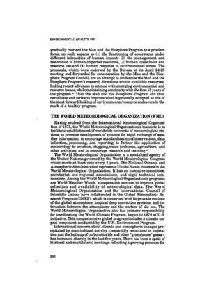 August 1985 The Sixteenth Annual Report Of The Council On Envirnomental Quality