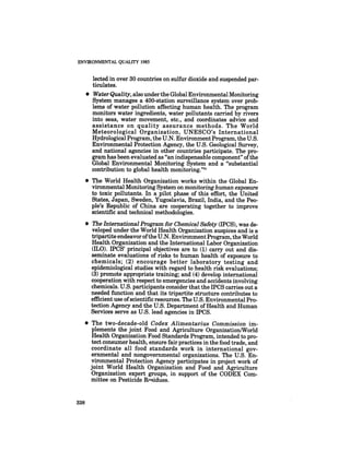 August 1985 The Sixteenth Annual Report Of The Council On Envirnomental Quality