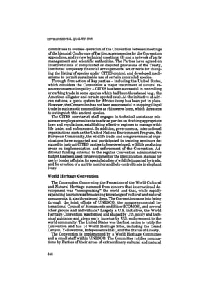August 1985 The Sixteenth Annual Report Of The Council On Envirnomental Quality