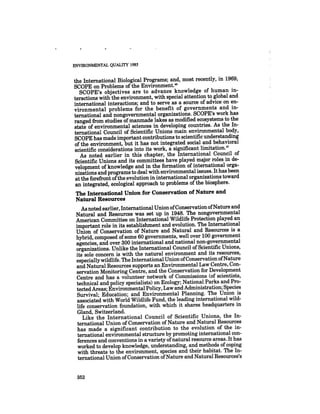 August 1985 The Sixteenth Annual Report Of The Council On Envirnomental Quality