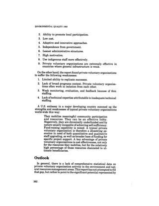 August 1985 The Sixteenth Annual Report Of The Council On Envirnomental Quality