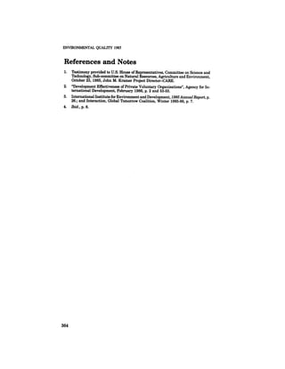 August 1985 The Sixteenth Annual Report Of The Council On Envirnomental Quality